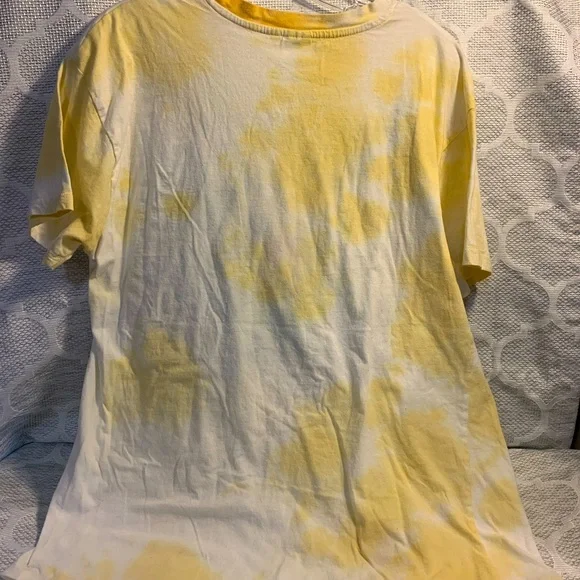 Bart Simpson- Skateboarding Yellow Tye Dye Tee Tshirt Sz:M The Simpson- unisex - Picture 9 of 12